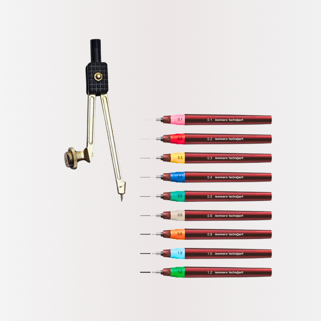 Technical Pen Pencil & Compass