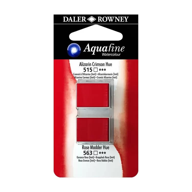 Daler Rowney Watercolour Half-Pan Blister Set of 2