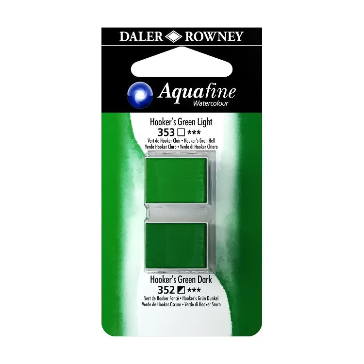 Daler Rowney Watercolour Half-Pan Blister Set of 2