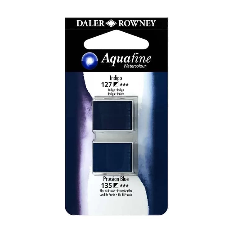 Daler Rowney Watercolour Half-Pan Blister Set of 2