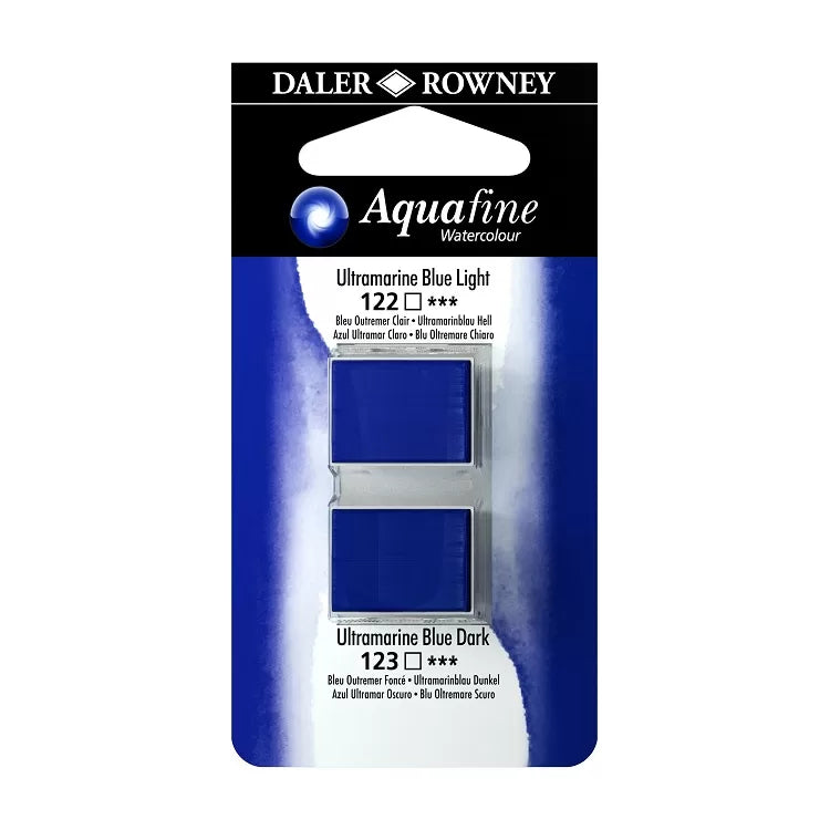 Daler Rowney Watercolour Half-Pan Blister Set of 2