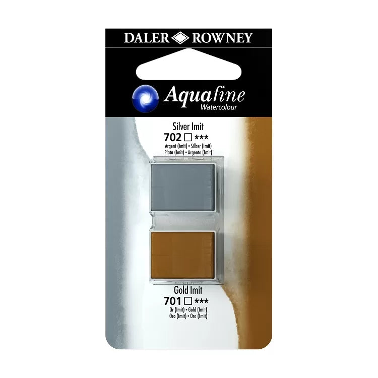Daler Rowney Watercolour Half-Pan Blister Set of 2