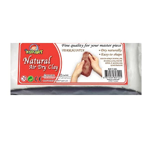 kid art air dry terracotta