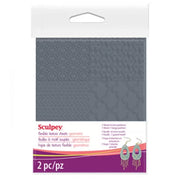 sculpey flexible texture geometric