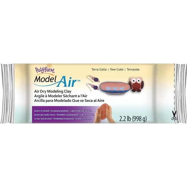 sculpey air dry clay 998g terracotta