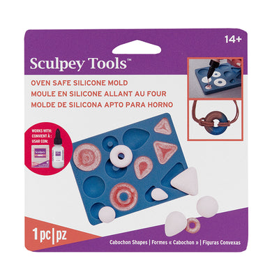Sculpey Tools Cabochon Shapes Oven-safe Silicone Mold
