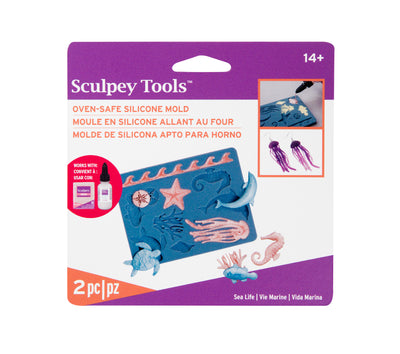 Sculpey Tools Sea Life Oven-safe Silicone Mold