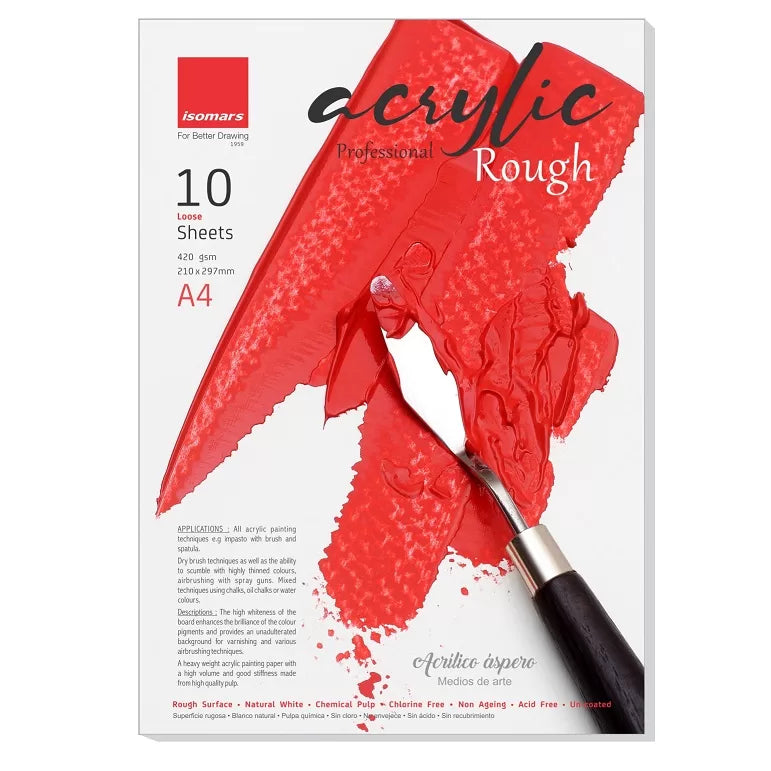 Acrylic Rough Drawing Sheets A4