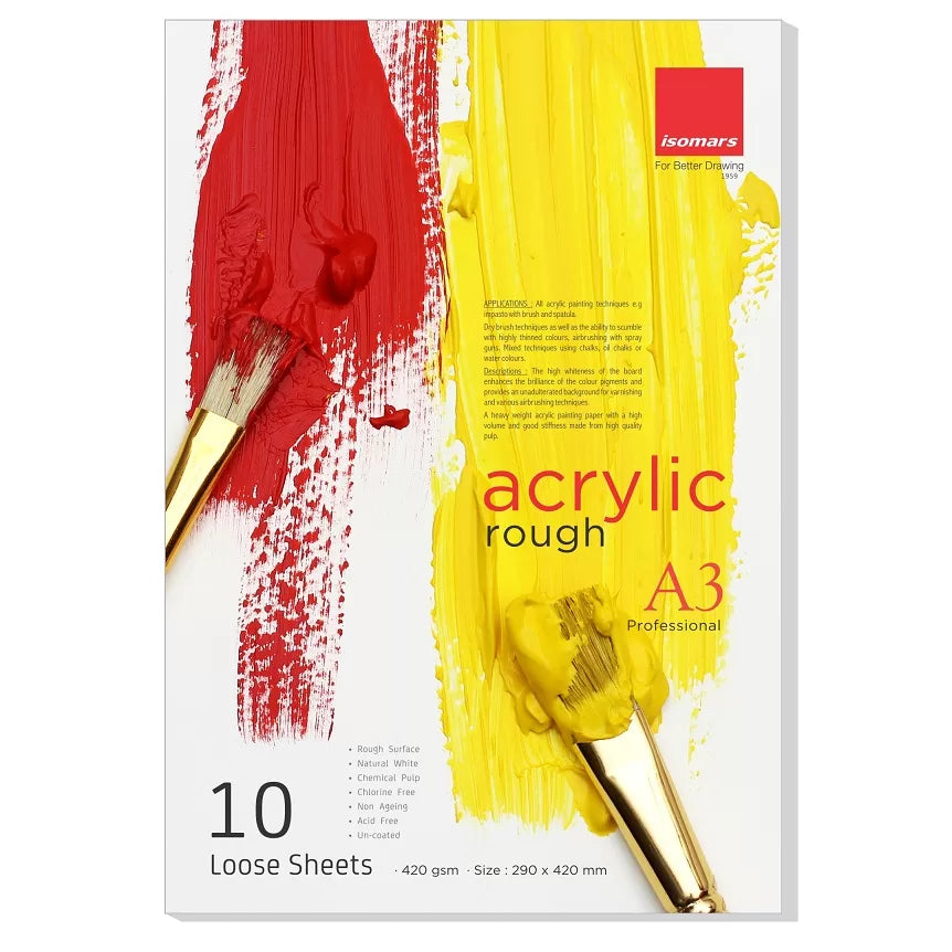 Acrylic Rough Drawing Sheets A3