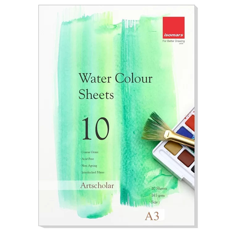 Watercolor Artscholar Sheets A3