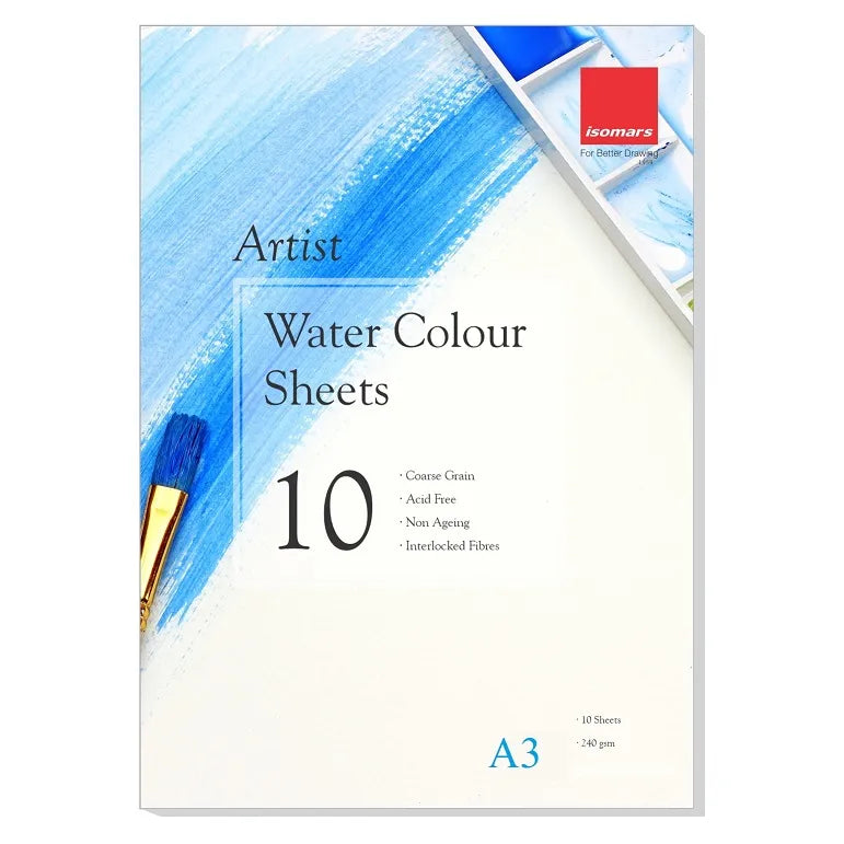 Watercolor Artist Sheets A3