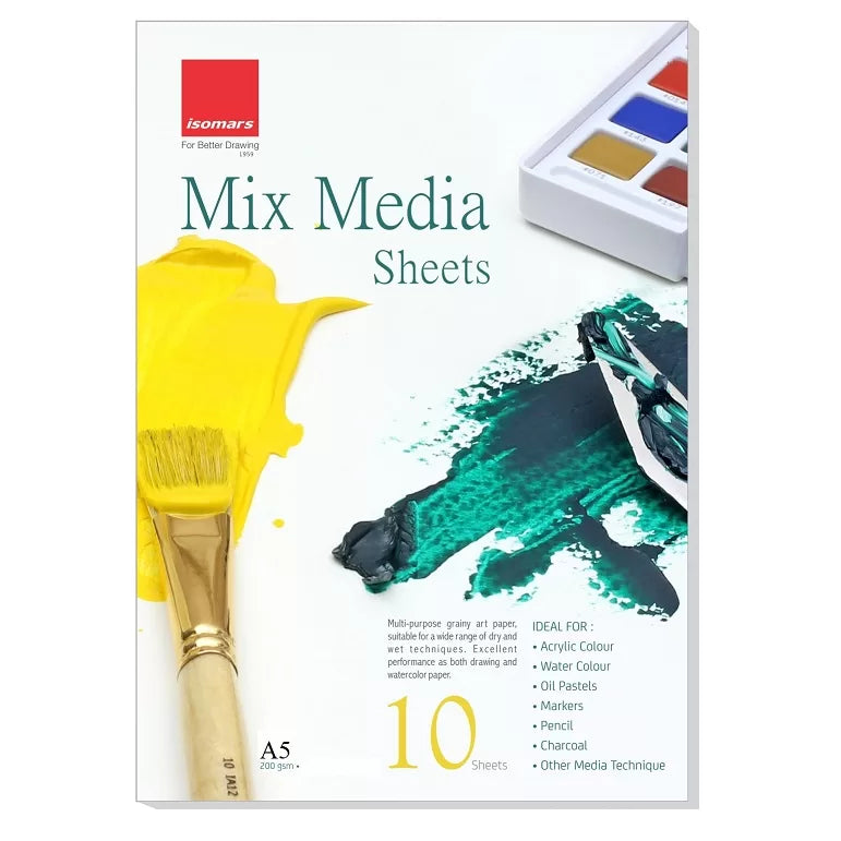 Mix Media Sheets 200gsm A5
