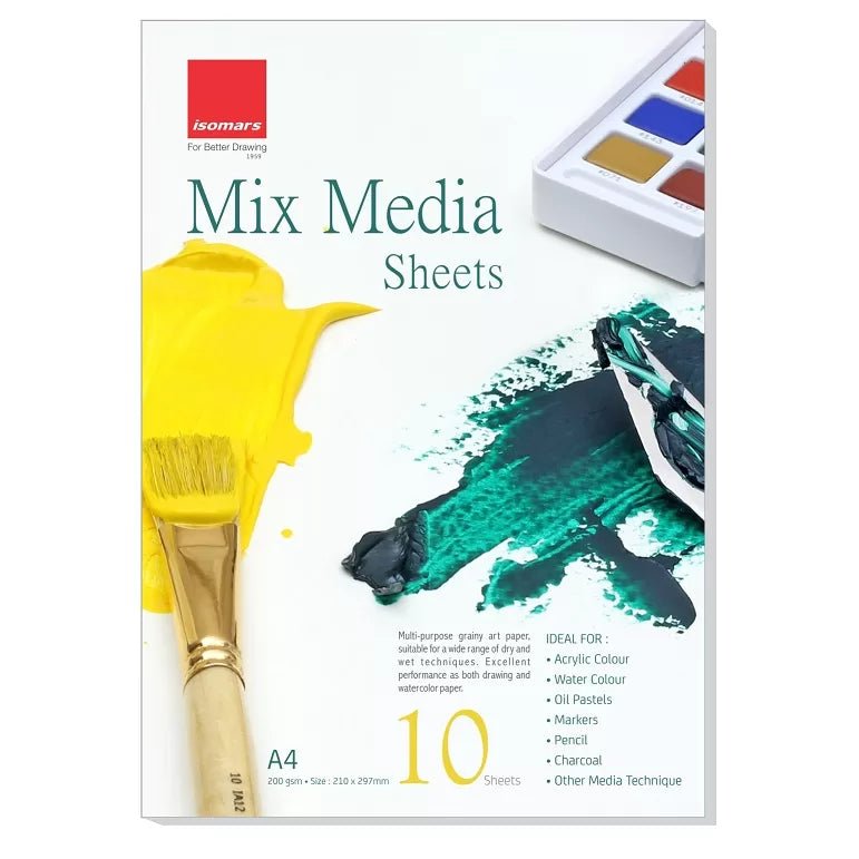 Mix Media Sheets 200gsm A4