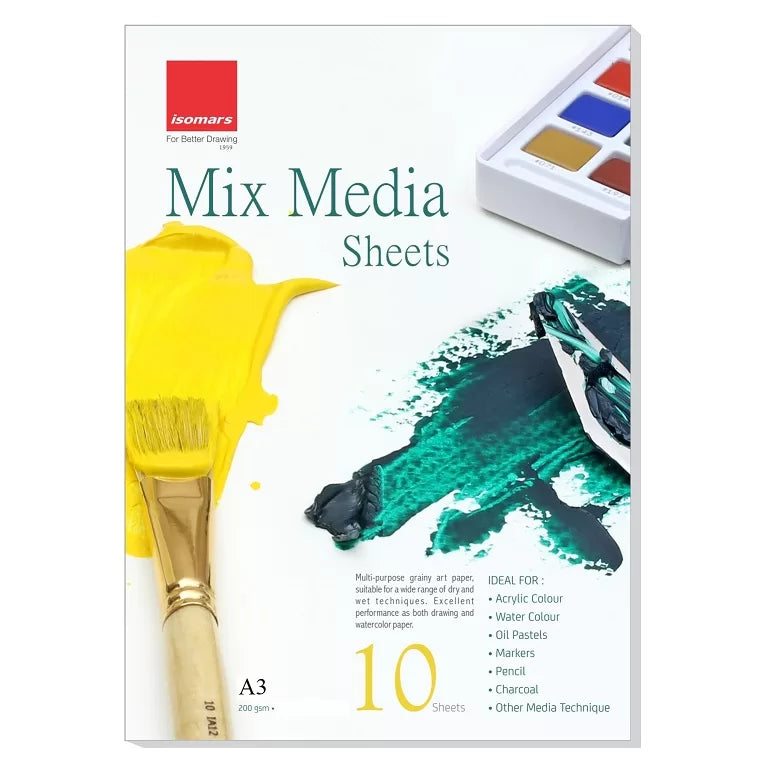 Mix Media Sheets 200gsm A3