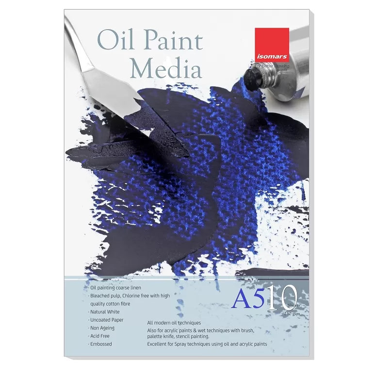 Oil Paint Media Sheets A5