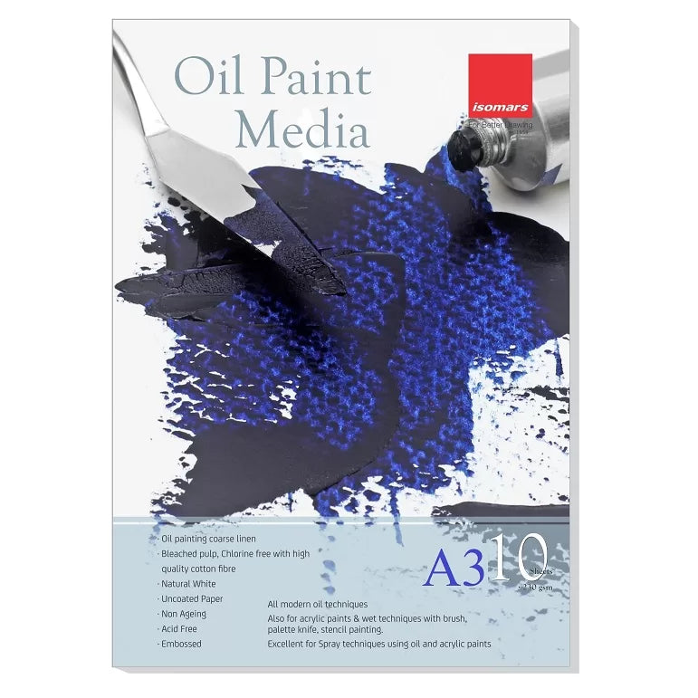 Oil Paint Media Sheets A3