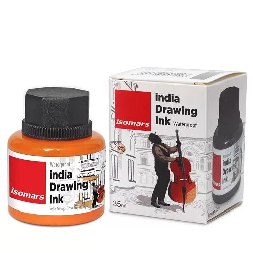 Isomars India Waterproof Drawing Ink 35 ml