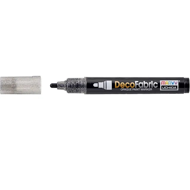Marvy Decofabric Glitter Marker Assorted Colors