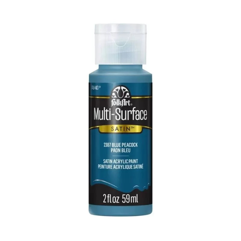 FolkArt Multi-Surface Satin Acrylic Paints 2OZ