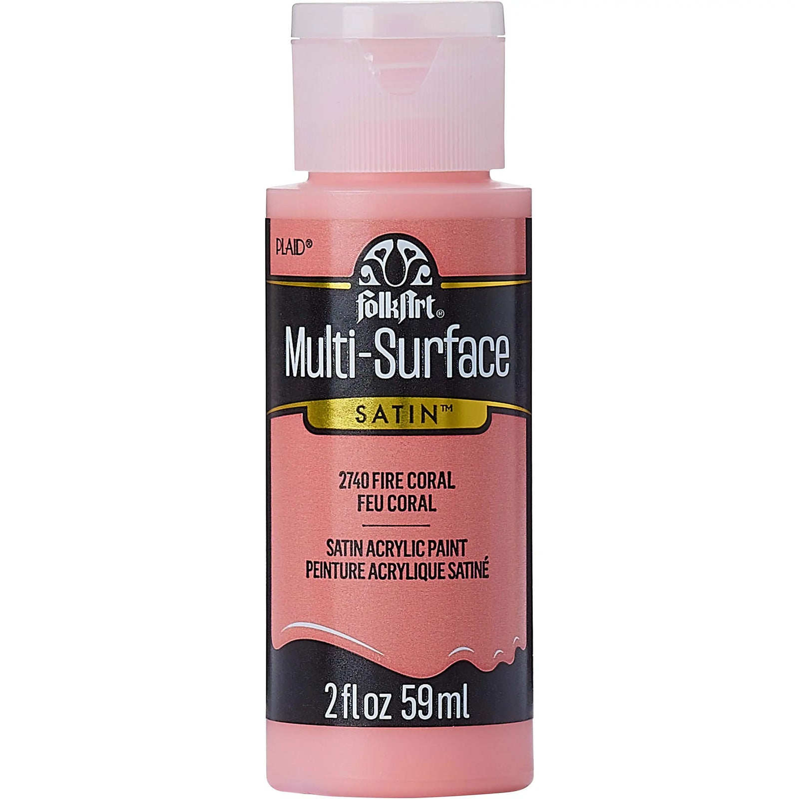 FolkArt Multi-Surface Satin Acrylic Paints 2OZ