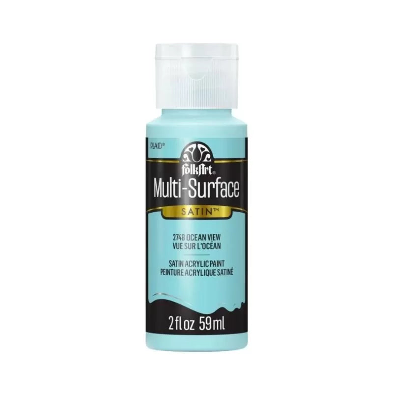 FolkArt Multi-Surface Satin Acrylic Paints 2OZ