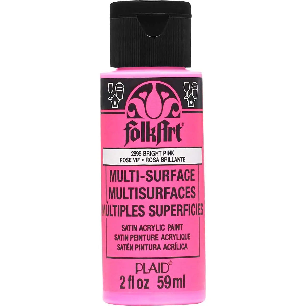 FolkArt Multi-Surface Satin Acrylic Paints 2OZ