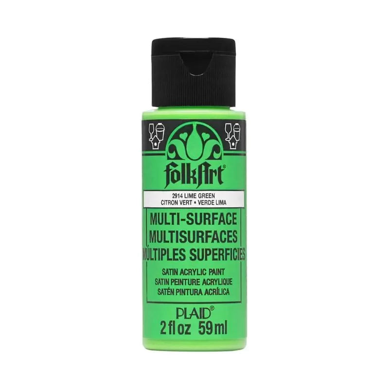 FolkArt Multi-Surface Satin Acrylic Paints 2OZ