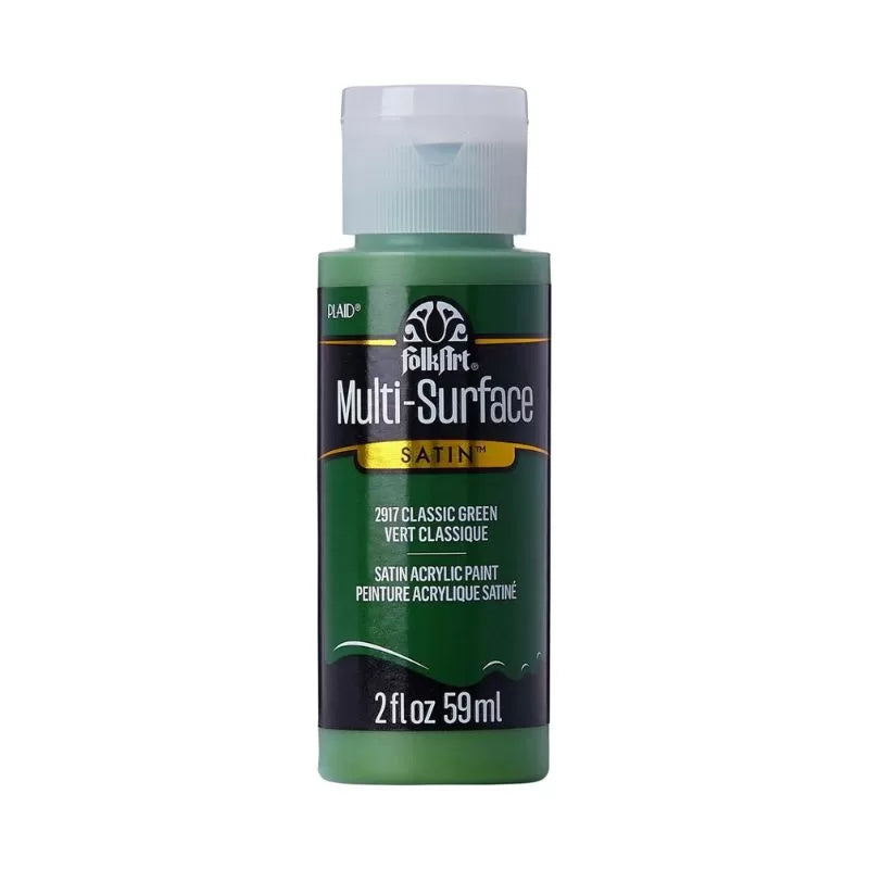 FolkArt Multi-Surface Satin Acrylic Paints 2OZ