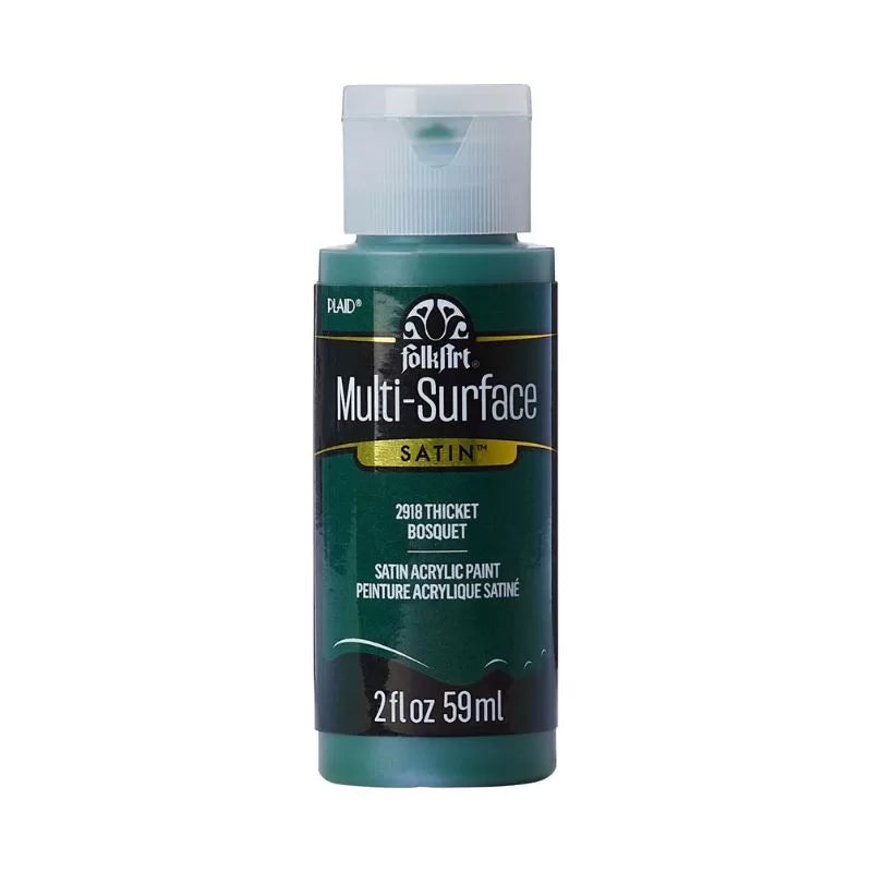 FolkArt Multi-Surface Satin Acrylic Paints 2OZ