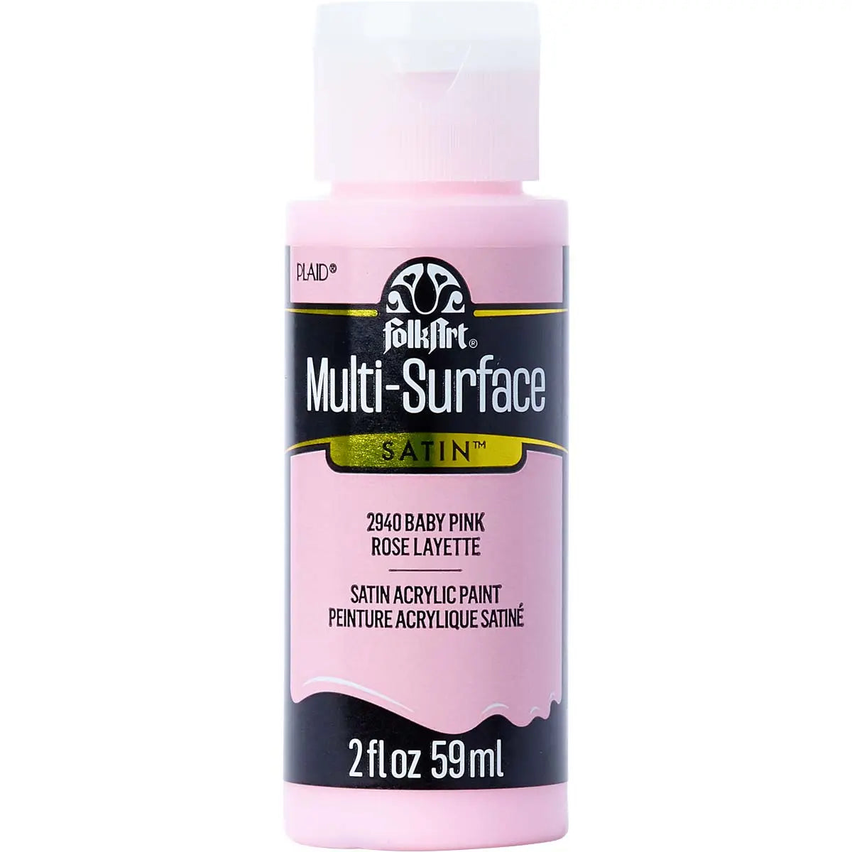 FolkArt Multi-Surface Satin Acrylic Paints 2OZ