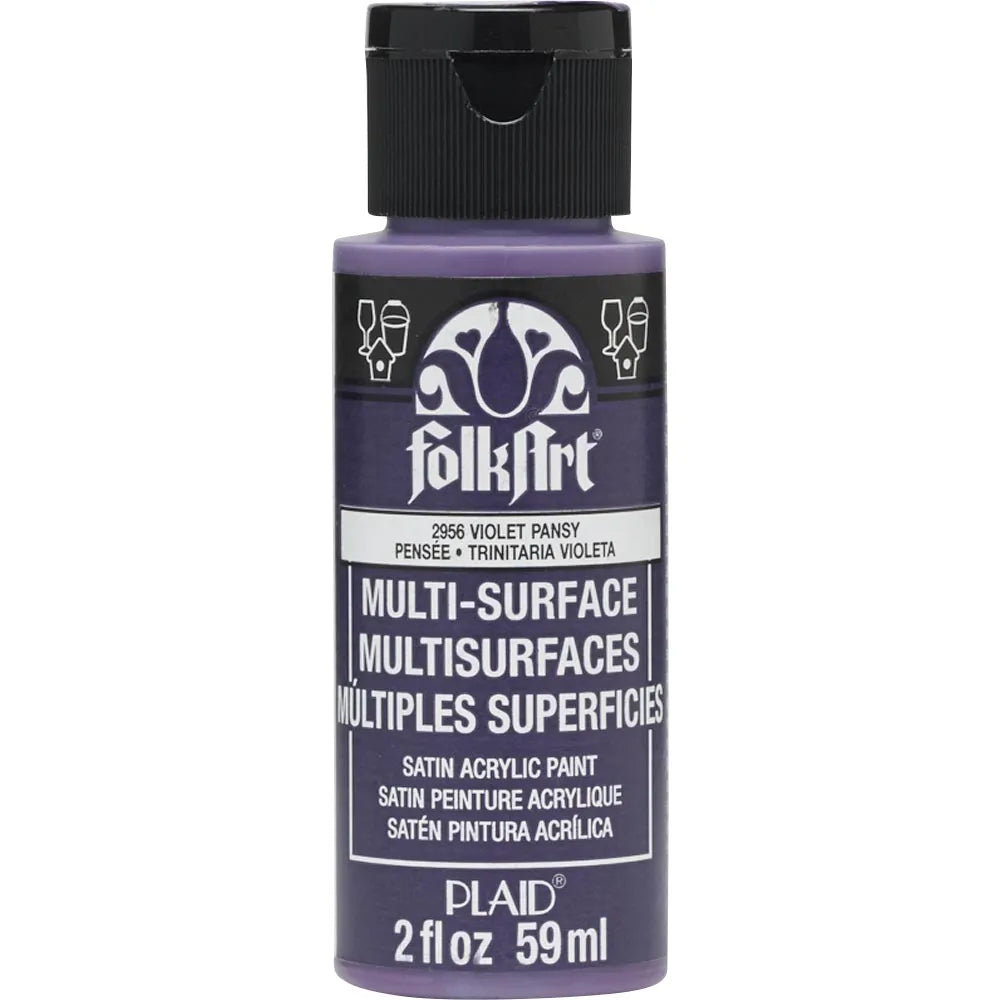 FolkArt Multi-Surface Satin Acrylic Paints 2OZ