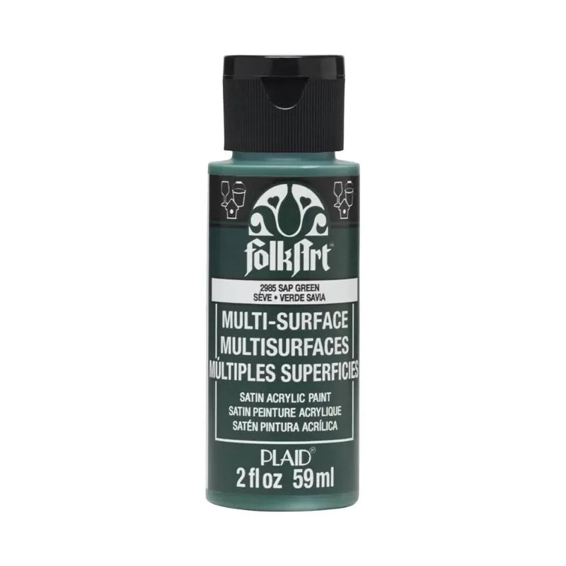 FolkArt Multi-Surface Satin Acrylic Paints 2OZ