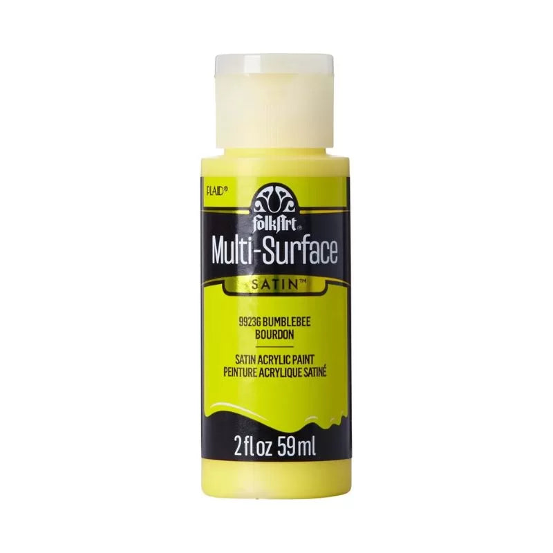 FolkArt Multi-Surface Satin Acrylic Paints 2OZ