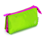23283_Green_CARIOCA_Pencil Case Multipocket Fluo Pouch