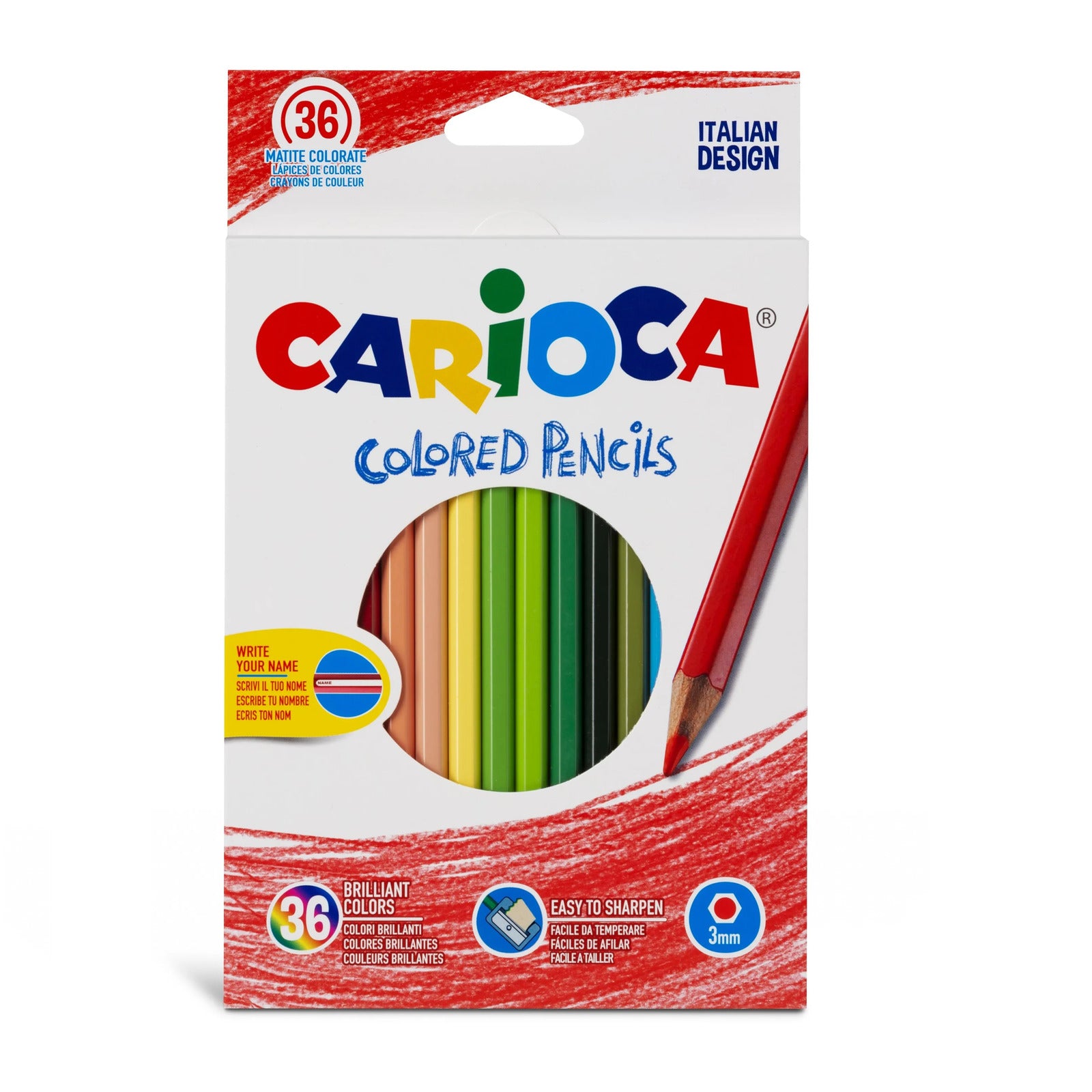 41875_CARIOCA_Colored Pencils Hexi_Box_36 pcs