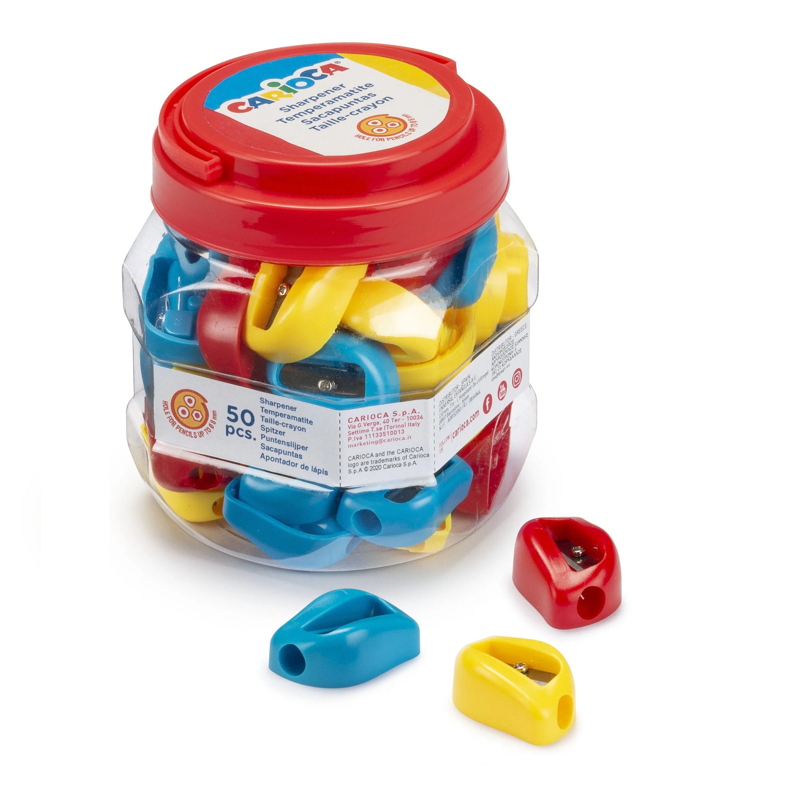 42096_CARIOCA_Sharpener Easy_Display_50pcs