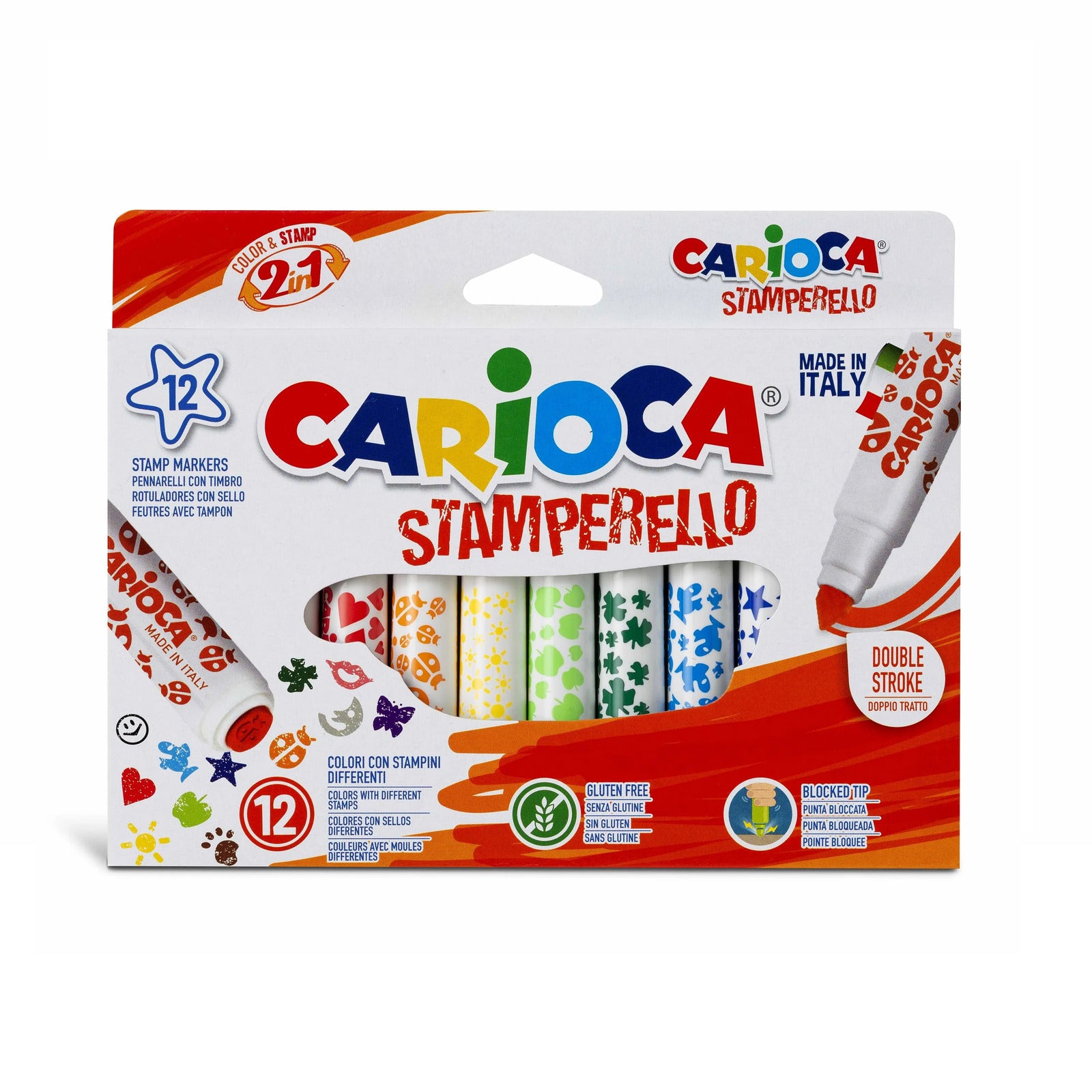 42240_CARIOCA_Stamperello Felt tip pens_12 pcs