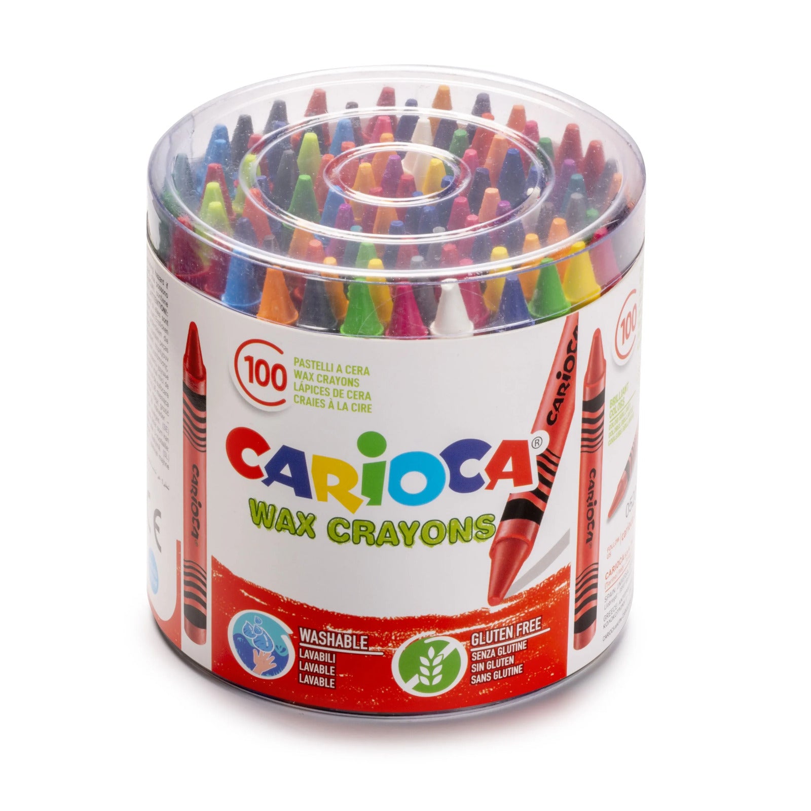 42399_CARIOCA_Wax Crayons_Jar_100 pcs