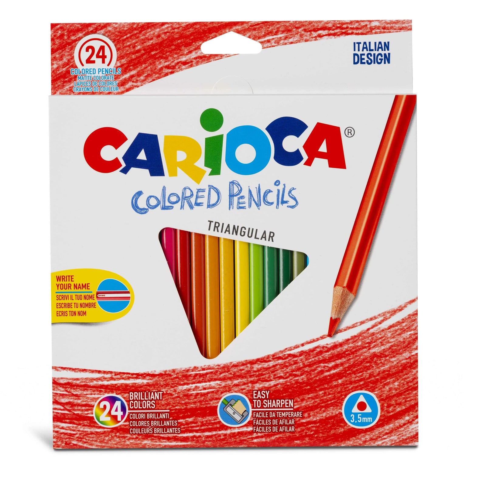 42516_CARIOCA_Colored Pencils Tri_Box_24 pcs
