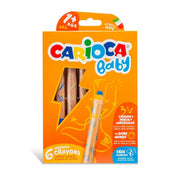 42817_CARIOCA Baby_Fabulous Crayons 1+_Box_6 pcs