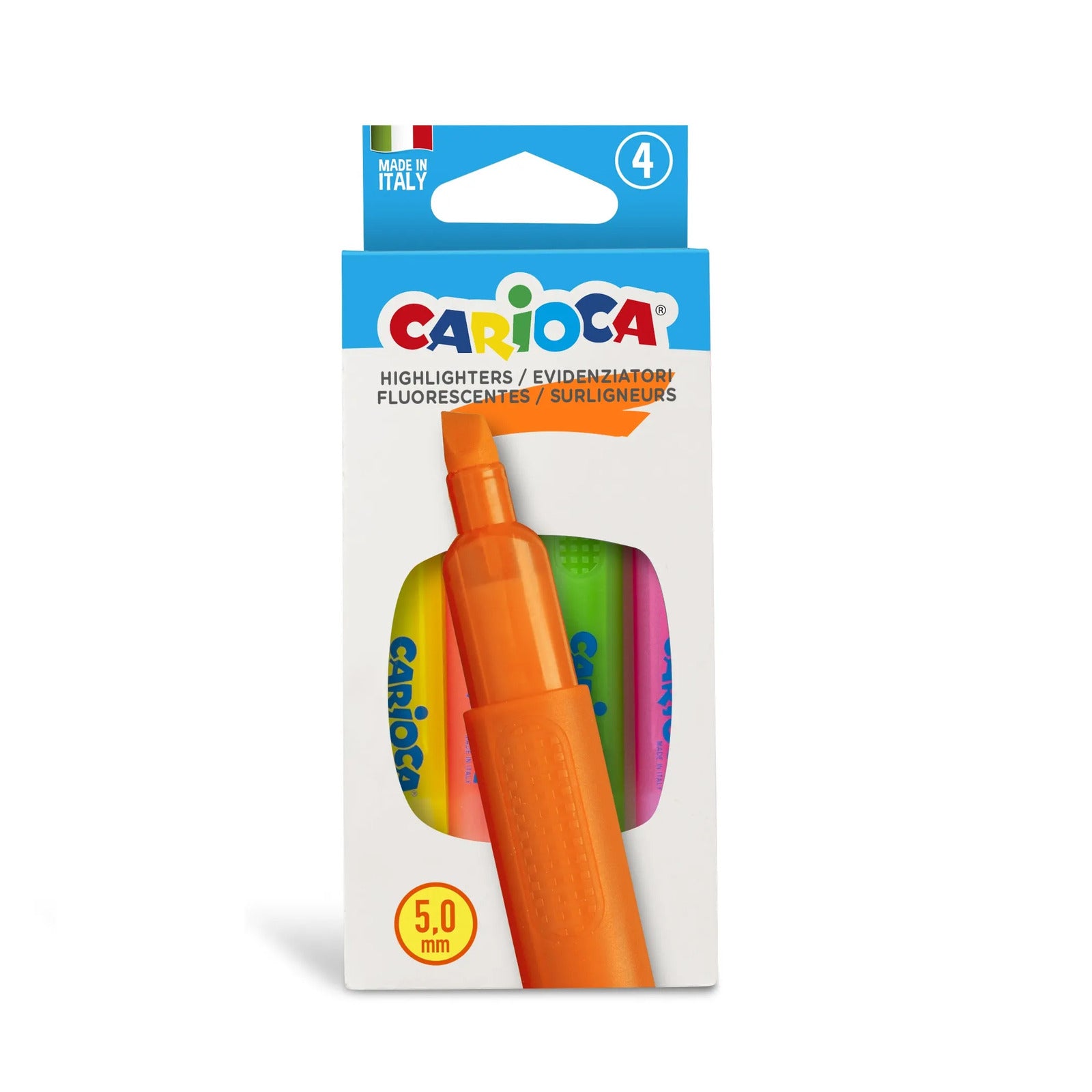 42867_CARIOCA_Highlighters Memory_Blister_4 pcs