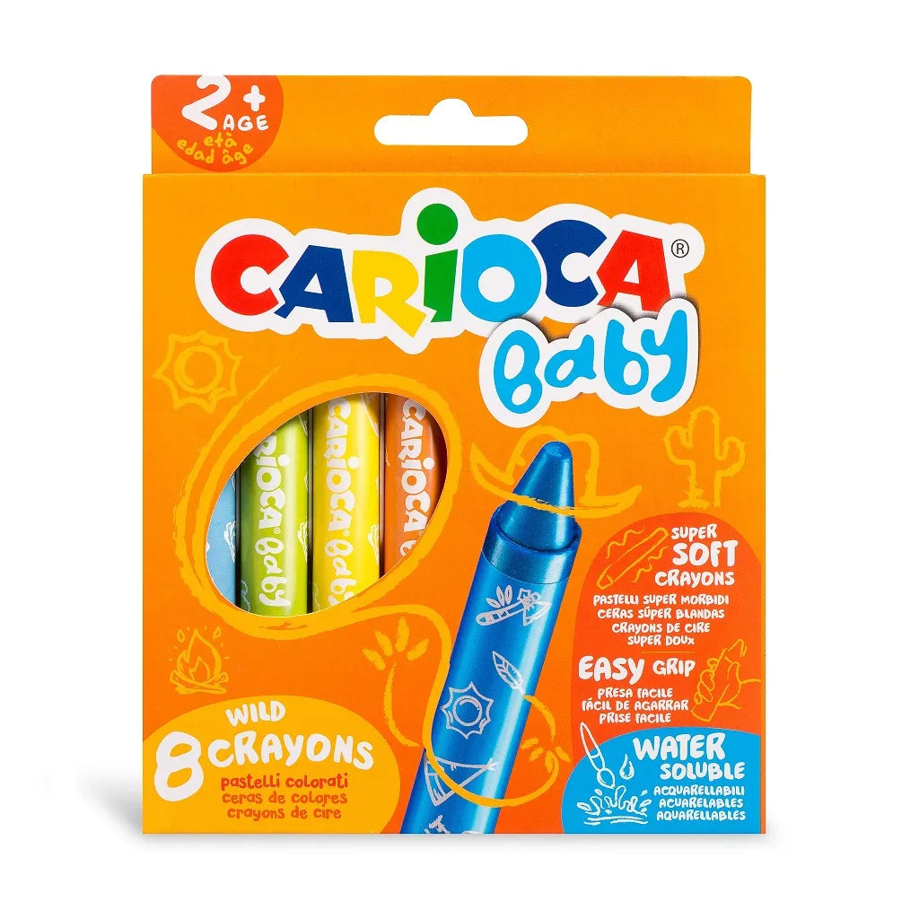 42892_CARIOCA Baby_Wild Crayons 2+_8 pcs