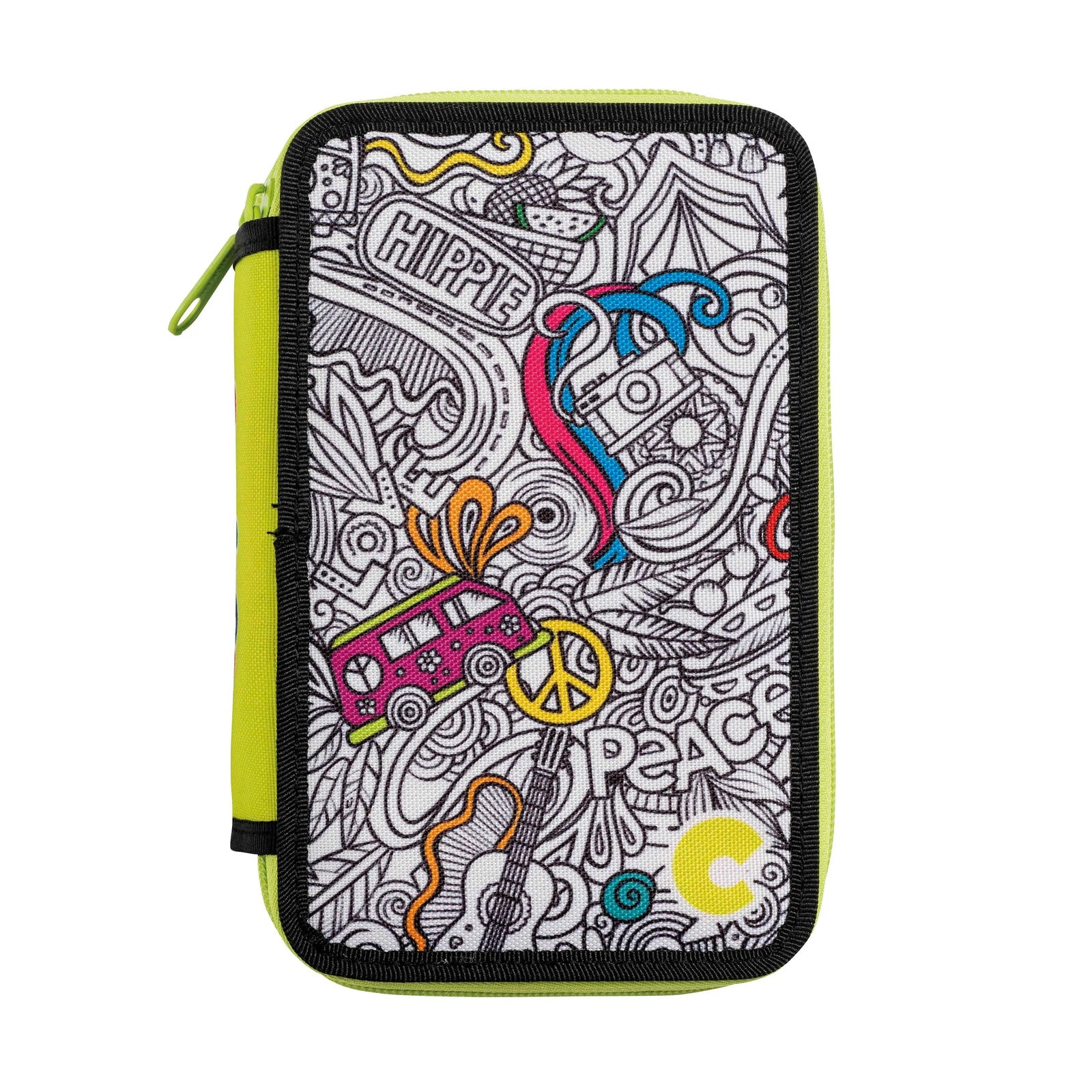 42912_Peace_CARIOCA_Color Pencil Case 3zip