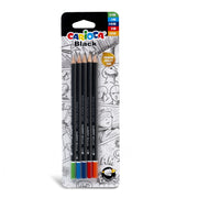 42932_CARIOCA_Black Pencils_Blister_5 pcs