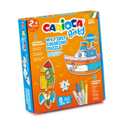 43080_CARIOCA Baby_Coloring puzzle Transports_Box_14 pcs