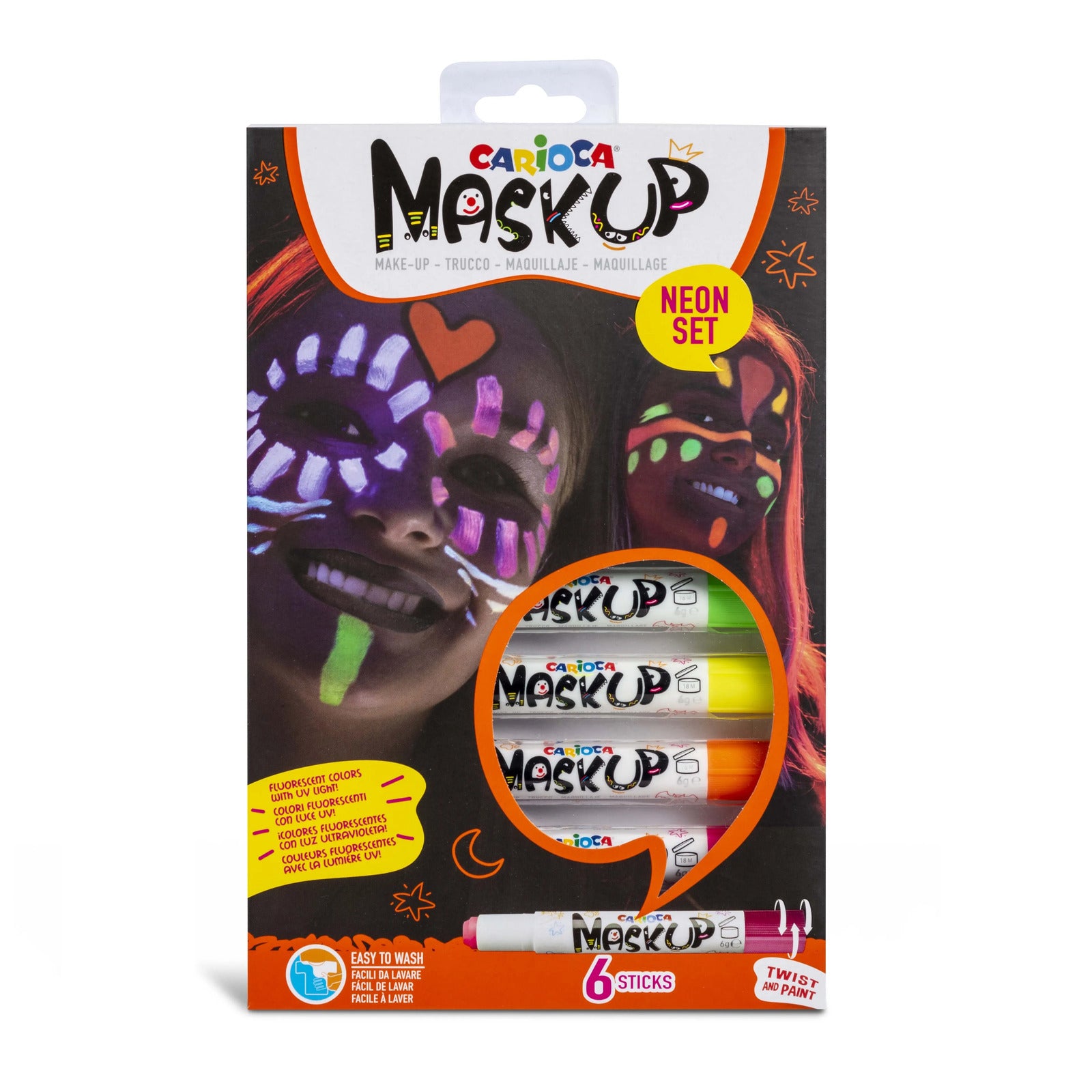 43156_CARIOCA_MaskUp Neon_Box_6 pcs