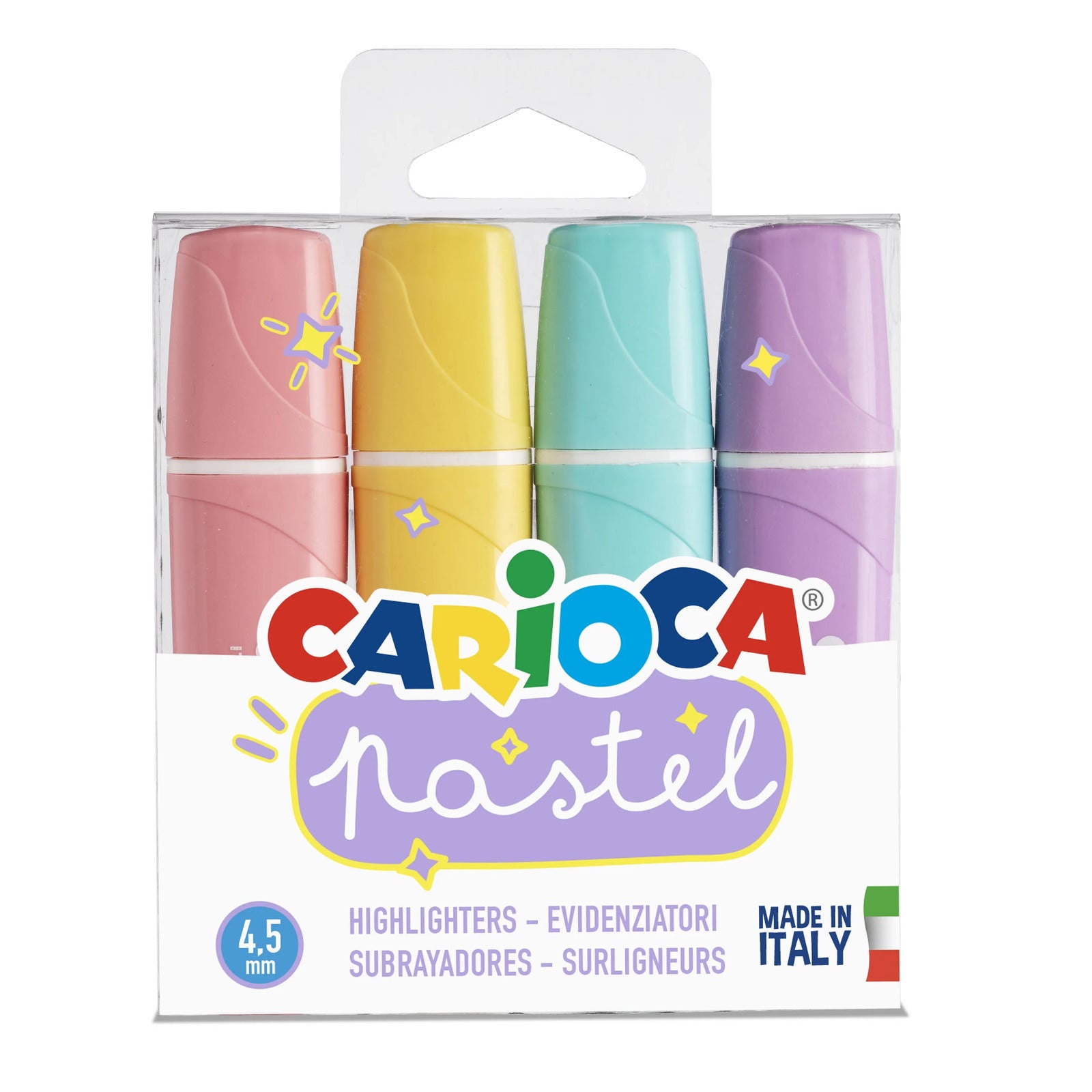 43167_CARIOCA_Pastel Highlighters Memolight_Box_4 pcs