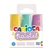 43168_CARIOCA_Pastel Highlighters Minilight_Box_3 pcs