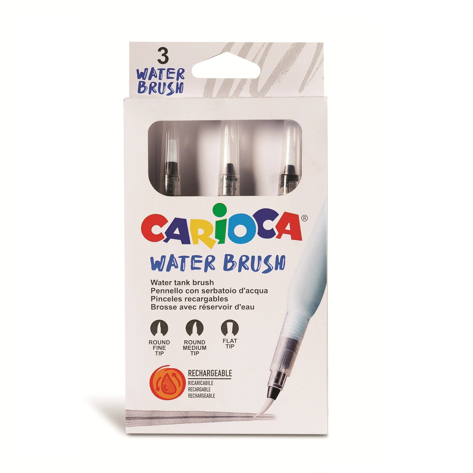 43170_CARIOCA_Refillable Brush_Box_3 pcs