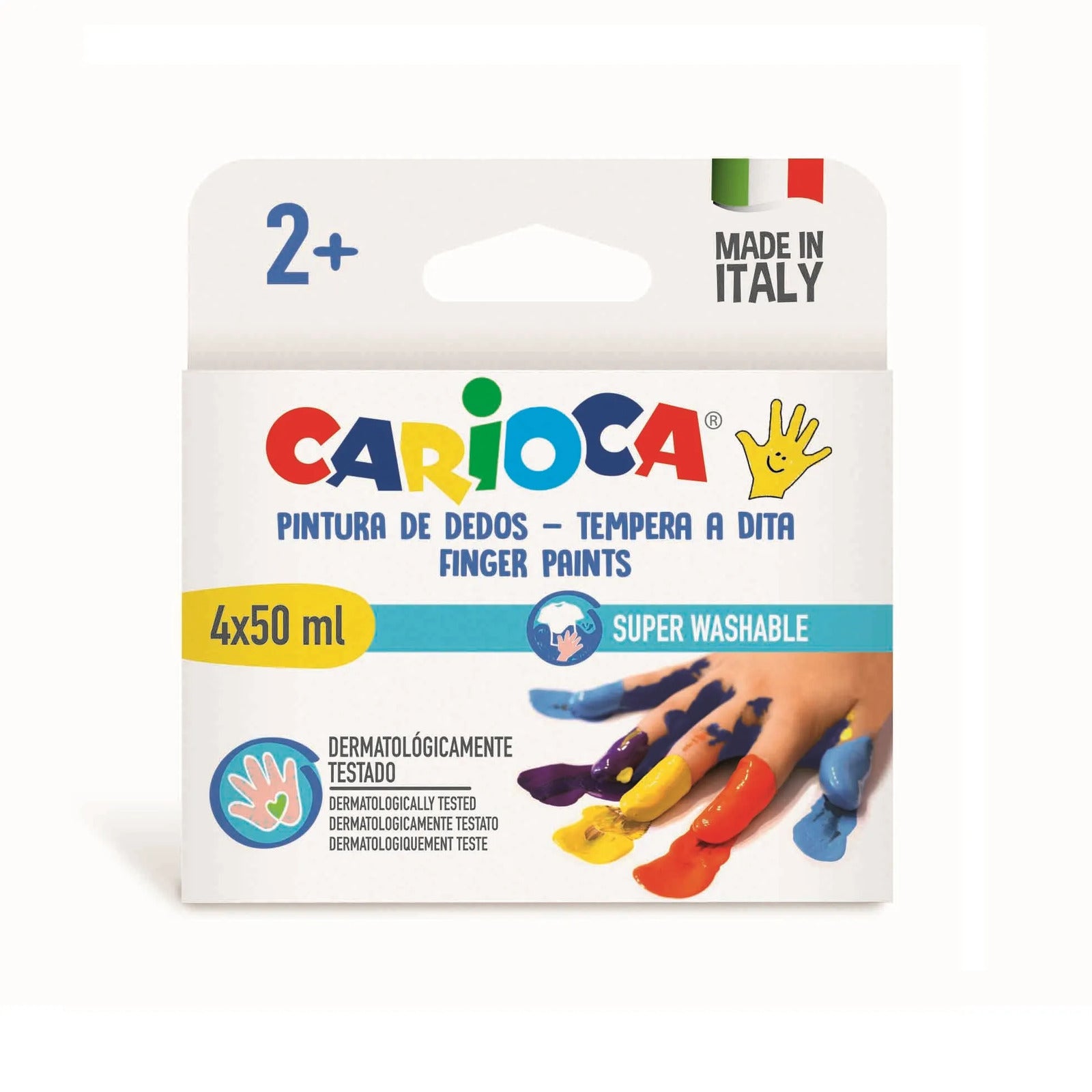 43173_CARIOCA Finger Paints 4x50ml